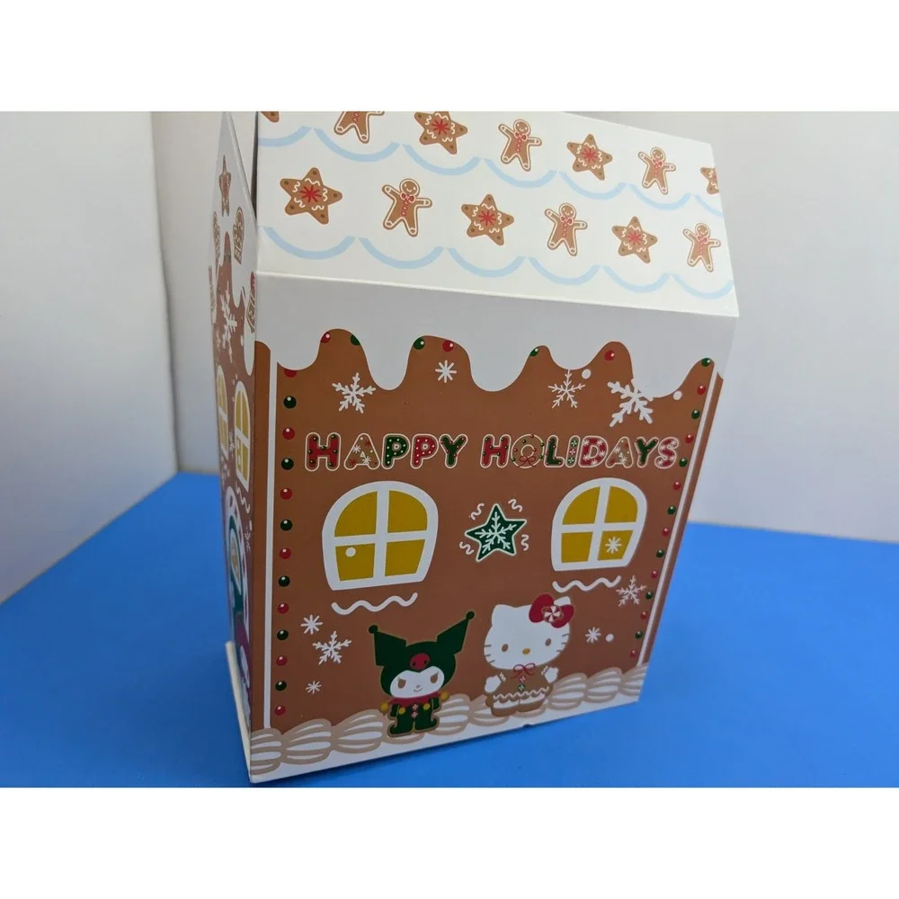 Hello Kitty Gingerbread House Plush Hugger Pillow (Crushed Box)